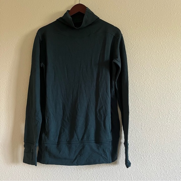 Lululemon Warm Down Funnel Neck Long Sleeve Size 4 in Submarine - Picture 8 of 13